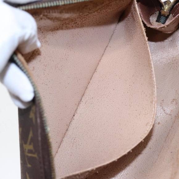 LOUIS VUITTON Monogram Trousse Demi Ronde Cosmetic Pouch M47520 LV Auth 89289 - Picture 11 of 16